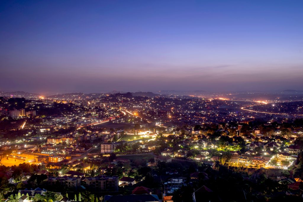 Kampala,At,Dusk,From,Naguru,Hill